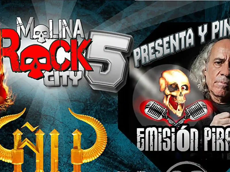 Cartel de la quinta edición del Molina Rock City