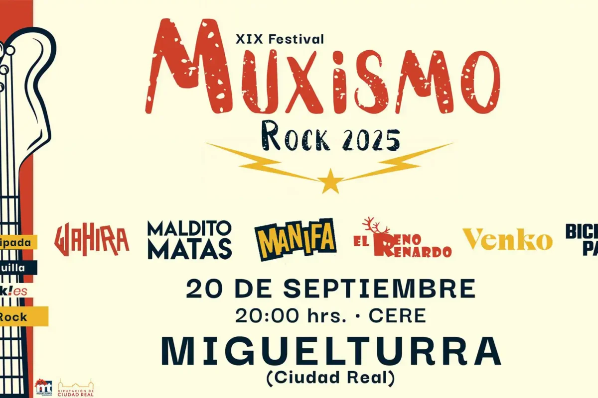 Cartel de la decimonovena edición del Muxismo Rock