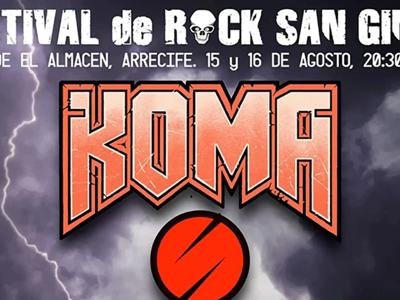 Cartel de la trigésima segunda edición del Festival de Rock San Gines