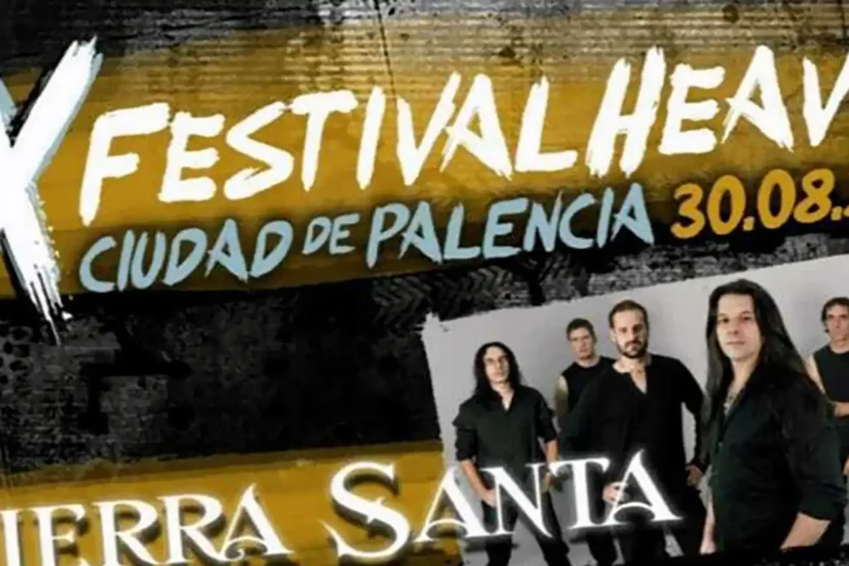 Cartel de la décima edición del Festival Heavy Ciudad de Palencia