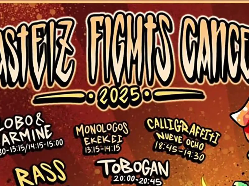 Este sábado llega una nueva edición del festival Gasteiz Fights Cancer