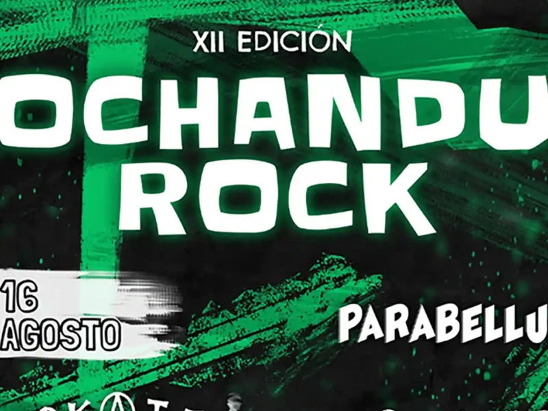 Mañana se celebra la duodécima edición del Ochandu Rock