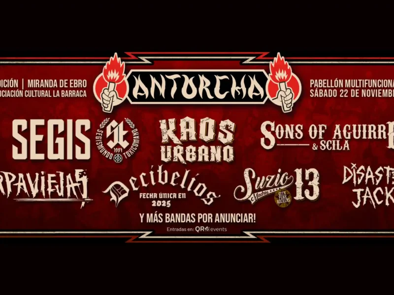 Cartel de la segunda edición del Antorcha Festival