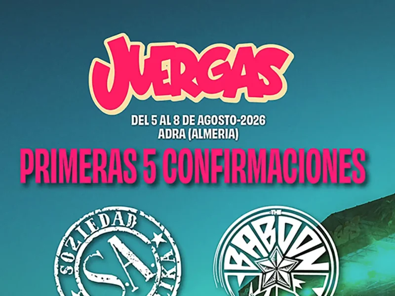 Primeras confirmaciones del The Juergas Rock Festival 2026