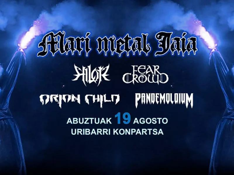 Horarios de la cuarta edición del Mari Metal Jaia