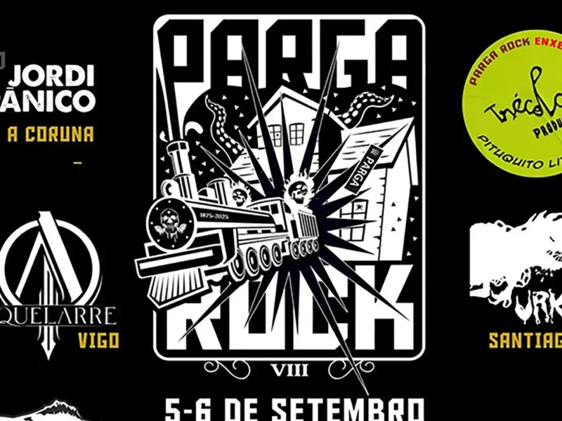 Cartel de la octava edición del Parga Rock