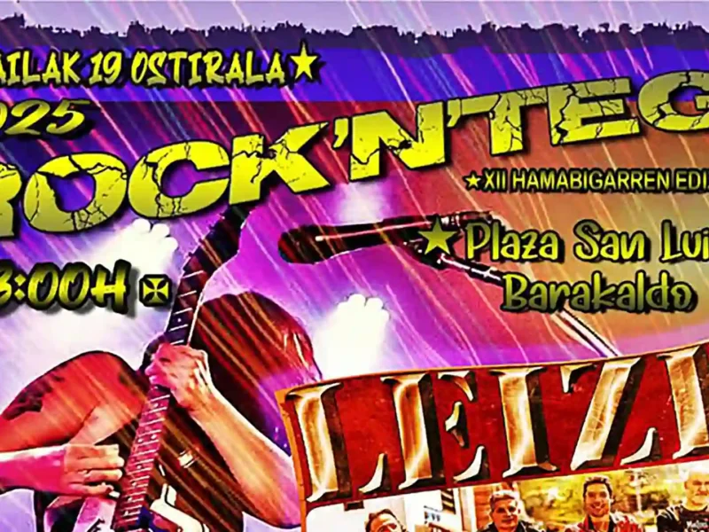 Cartel de la duodécima edición del Rock’N’Tegi