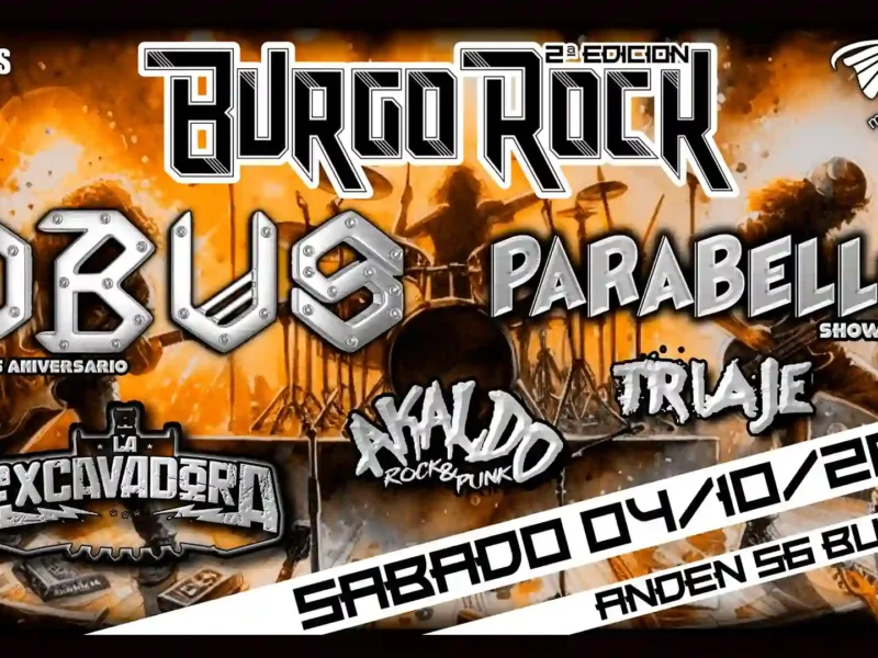 Horarios de la segunda edición del BurgoRock