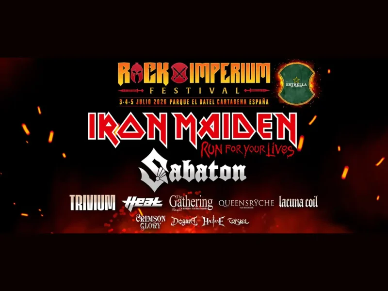 Iron Maiden, cabeza de cartel del Rock Imperium Festival 2026