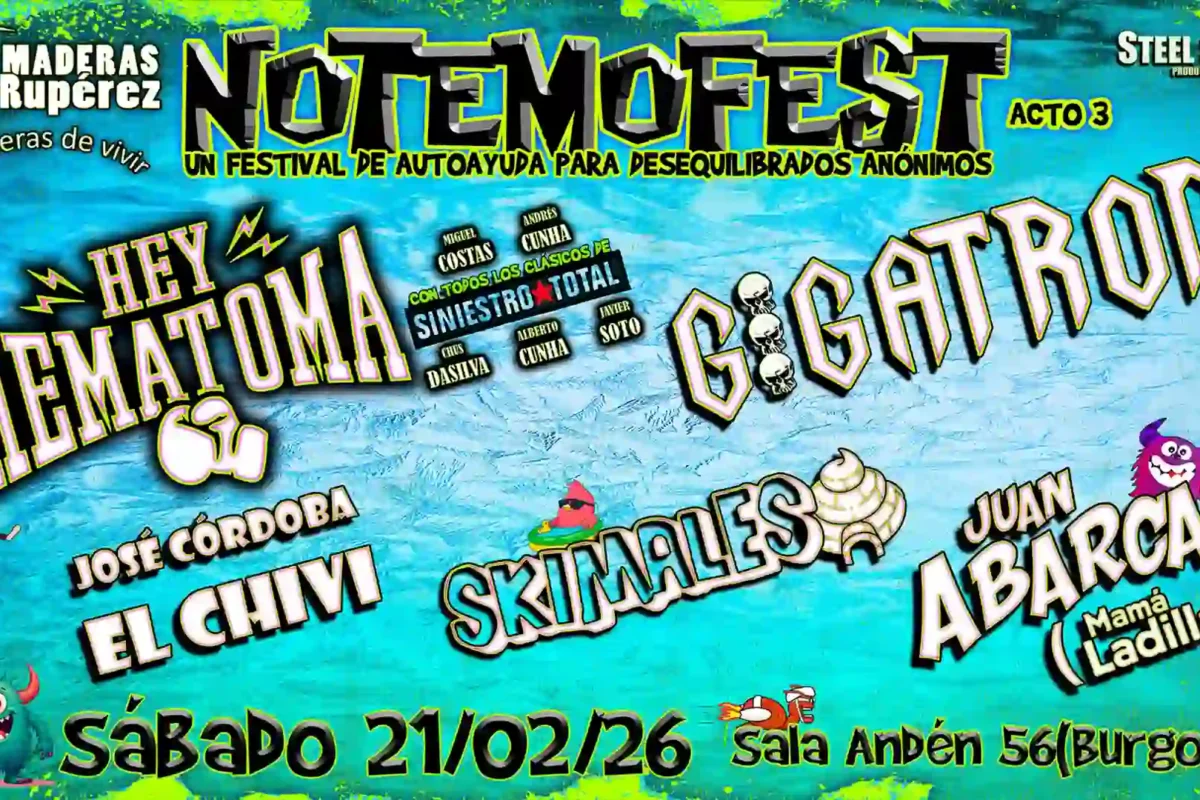 Cartel del tercer acto del Notemofest