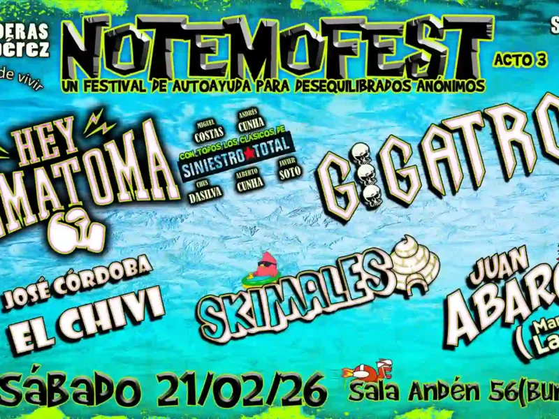 Cartel del tercer acto del Notemofest