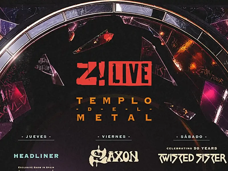 Cartel por días del Z! Live Rock Fest 2026