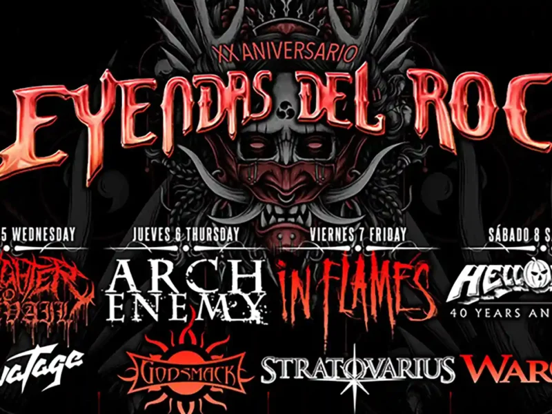 Cartel completo del Leyendas del Rock 2026