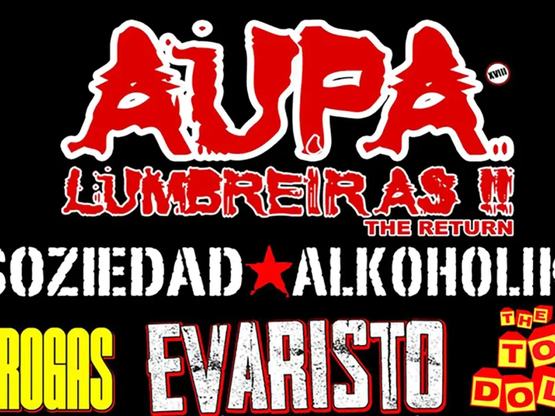 Cartel actualizado del Aupa Lumbreiras 2026