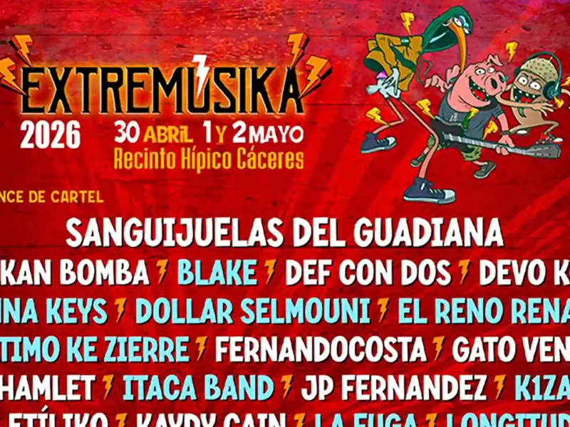 Nueva tanda de confirmaciones del Extremúsika 2026