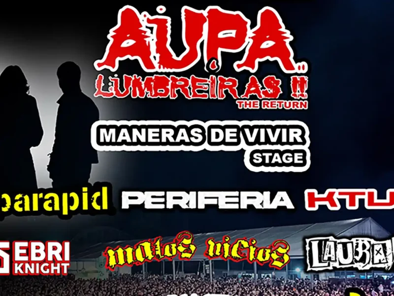 Aupa Lumbreiras!! 2026 anuncia más bandas