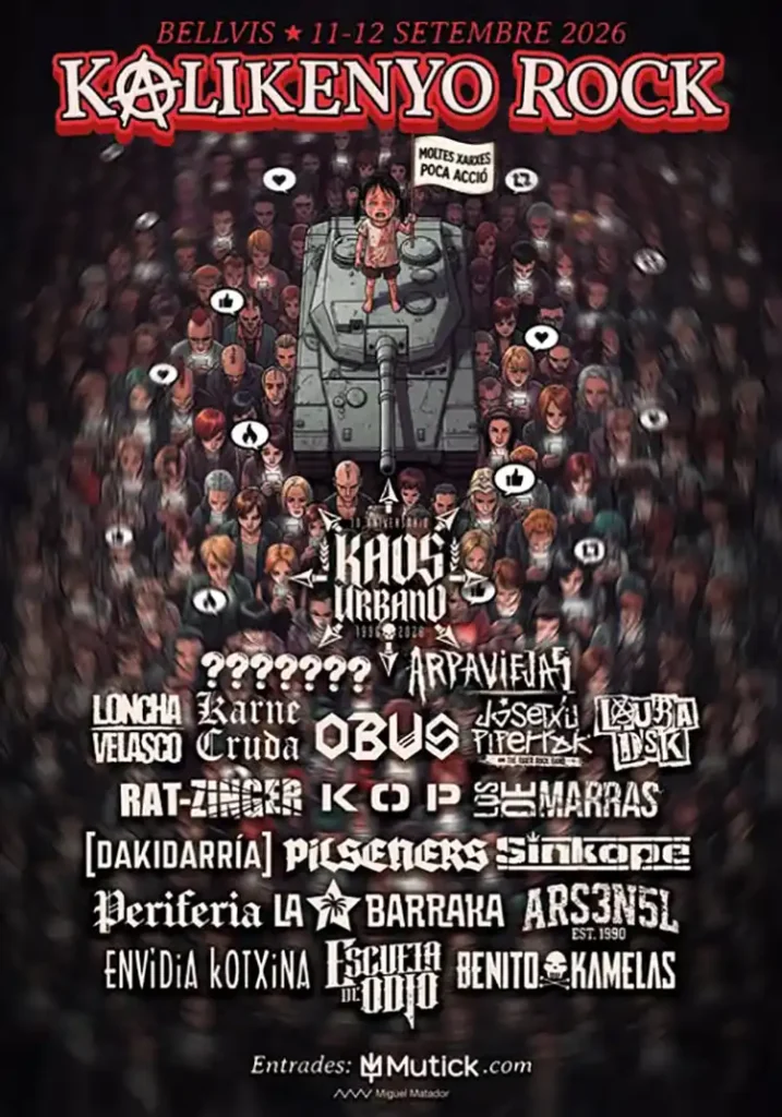 Cartel de la próxima edición del Kalikenyo Rock