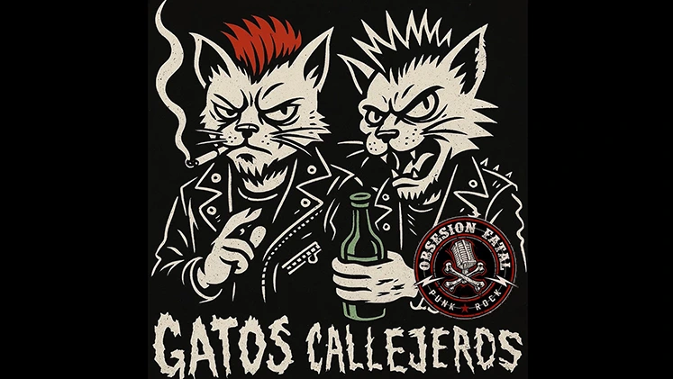Obsesión Fatal Portada single Obsesión Fatal "Gatos Callejeros"