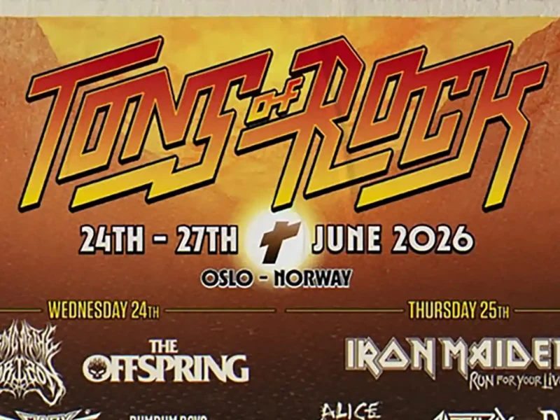 Nueva tanda de confirmaciones del Tons Of Rock 2026