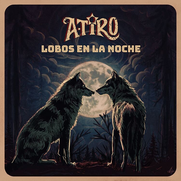 A Tiro Portada del single de A Tiro "Lobos en la Noche"