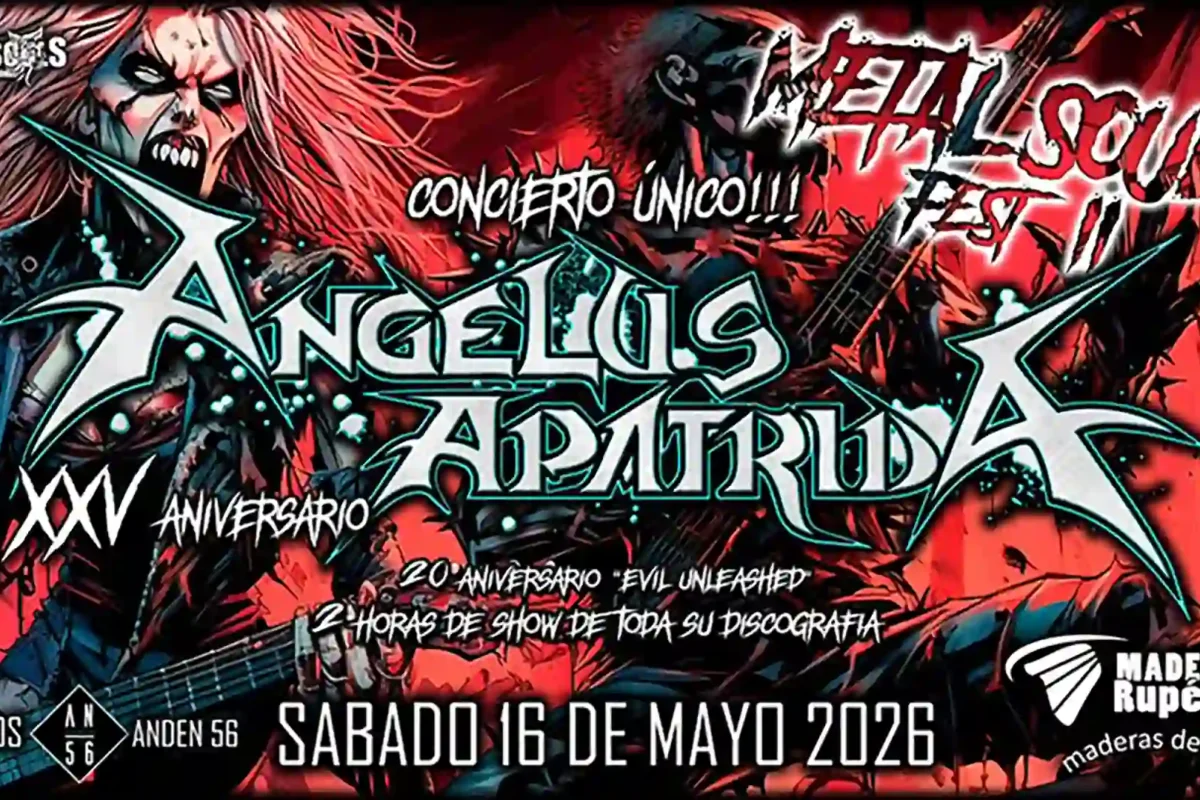 Angelus Apatrida encabezará el Metal Soulds Fest 2026