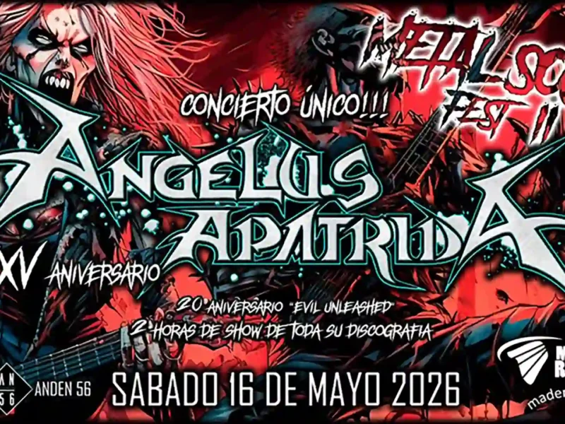 Angelus Apatrida encabezará el Metal Soulds Fest 2026