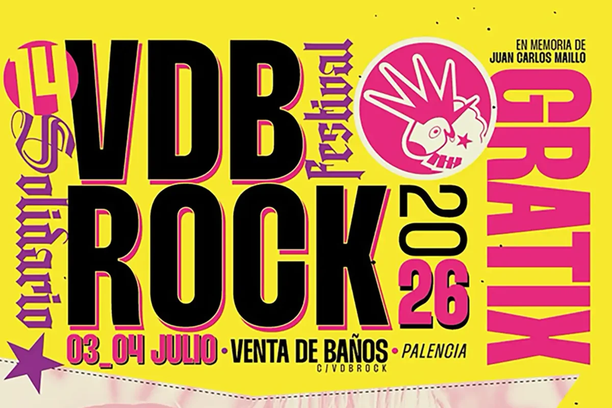 Cartel del VdB Rock Festival Solidario 2026