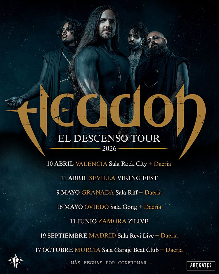 Headon Cartel de la nueva gira de Headon "El Descenso Tour 2026"