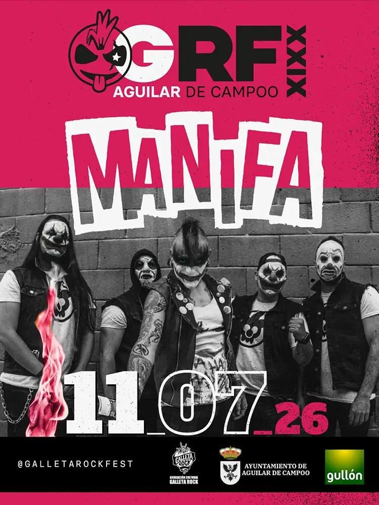 Manifa Cartel de Manifa en el Galleta Rock Fest 2026