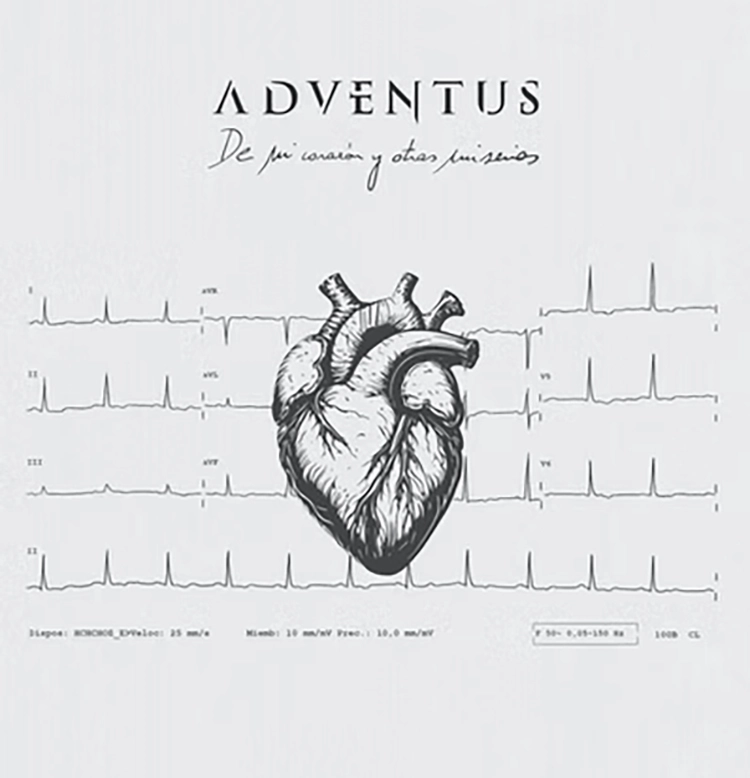 Adventus Portada del último disco de Adventus "De Mi Corazón y Otras Miserias"