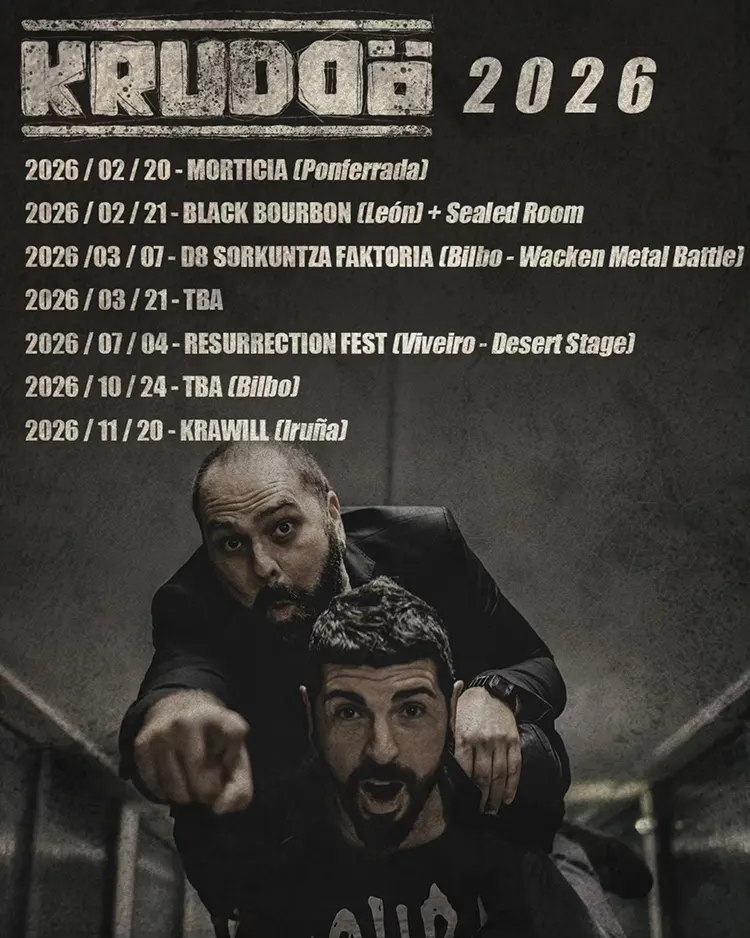 Kruddö Cartel de las nuevas fechas de la gira de Kruddö
