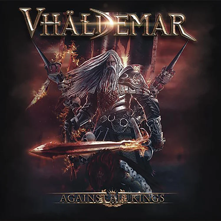 Vhäldemar "Against All Kings" Portada de la reedición del álbum de Vhäldemar "Against All Kings"
