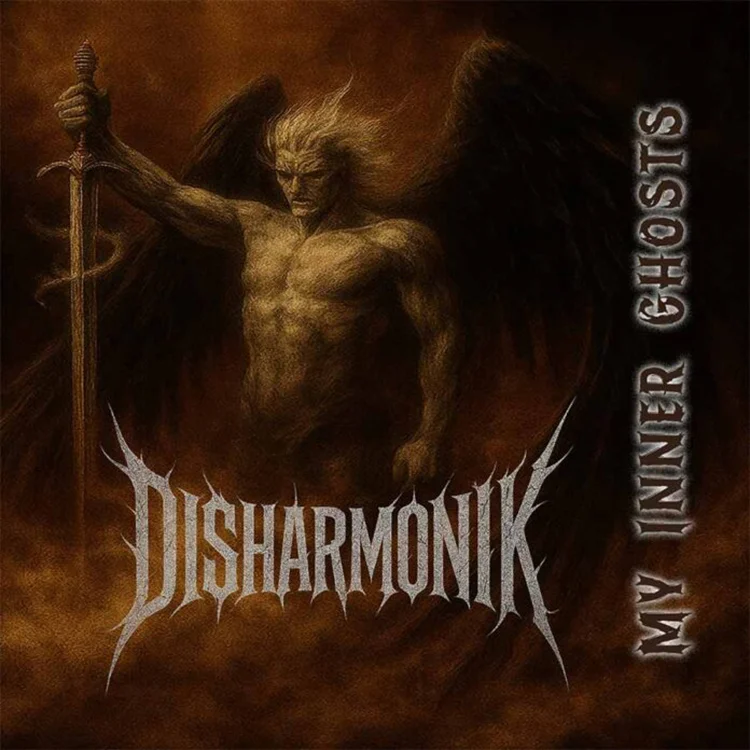 Portada del nuevo EP de Disharmonik "My Inner Ghosts"