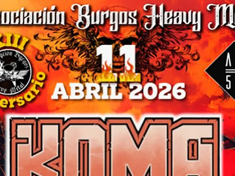 Koma encabezará el décimo tercer aniversario de la Asociación Burgos Heavy Metal