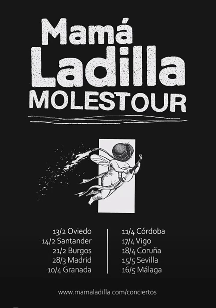 Mamá Ladilla Gira 2026 Cartel gira de la nueva gira de Mamá Ladilla