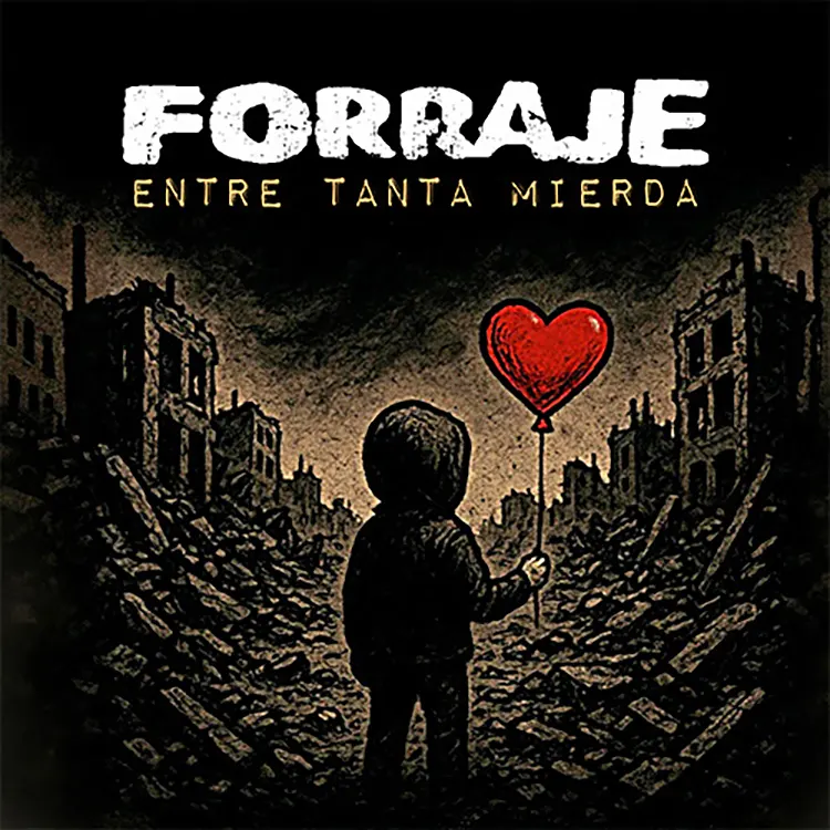 Forraje "Entre Tanta Mierda" Portada del próximo disco de Forraje "Entre Tanta Mierda"