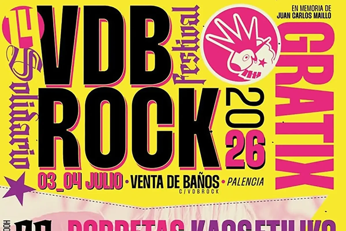 Cartel por días del VdB Rock 2026