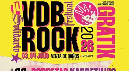 Cartel por días del VdB Rock 2026
