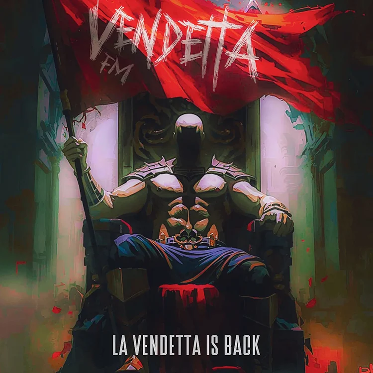 Portada del nuevo single de Vendetta FM "La Vendetta Is Black"