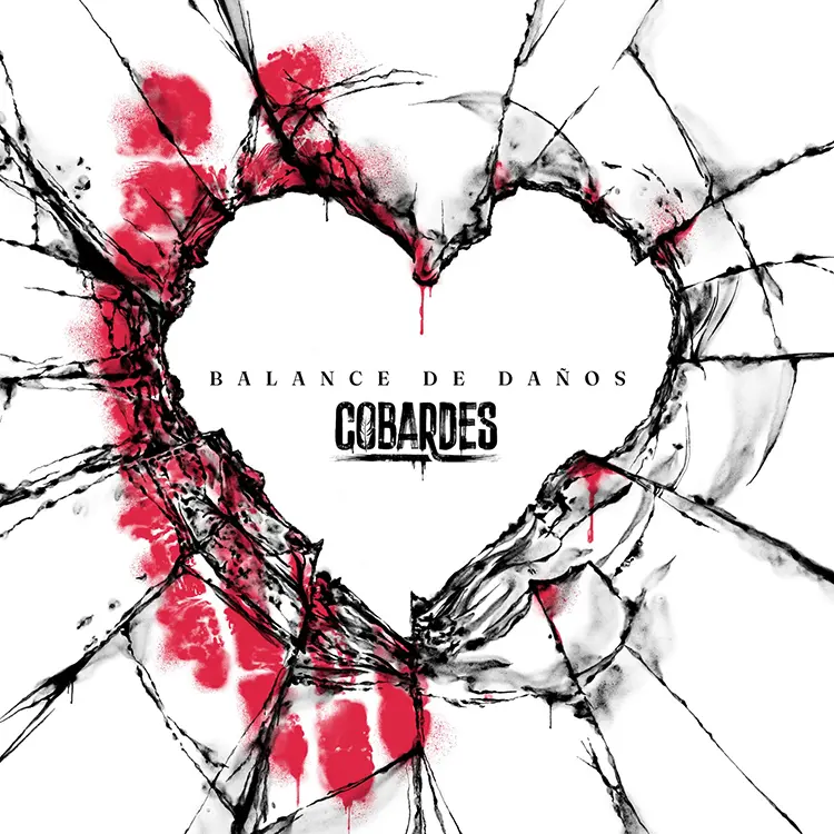 Portada del próximo disco de Cobardes "Balance de Daños"