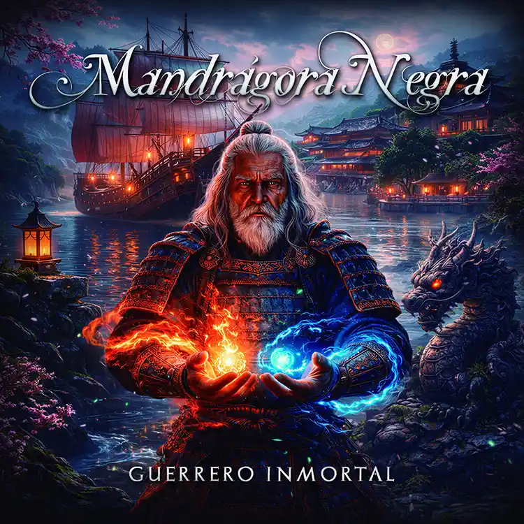 Portada del próximo disco de Mnadrágora Negra "Guerrero Inmortal"