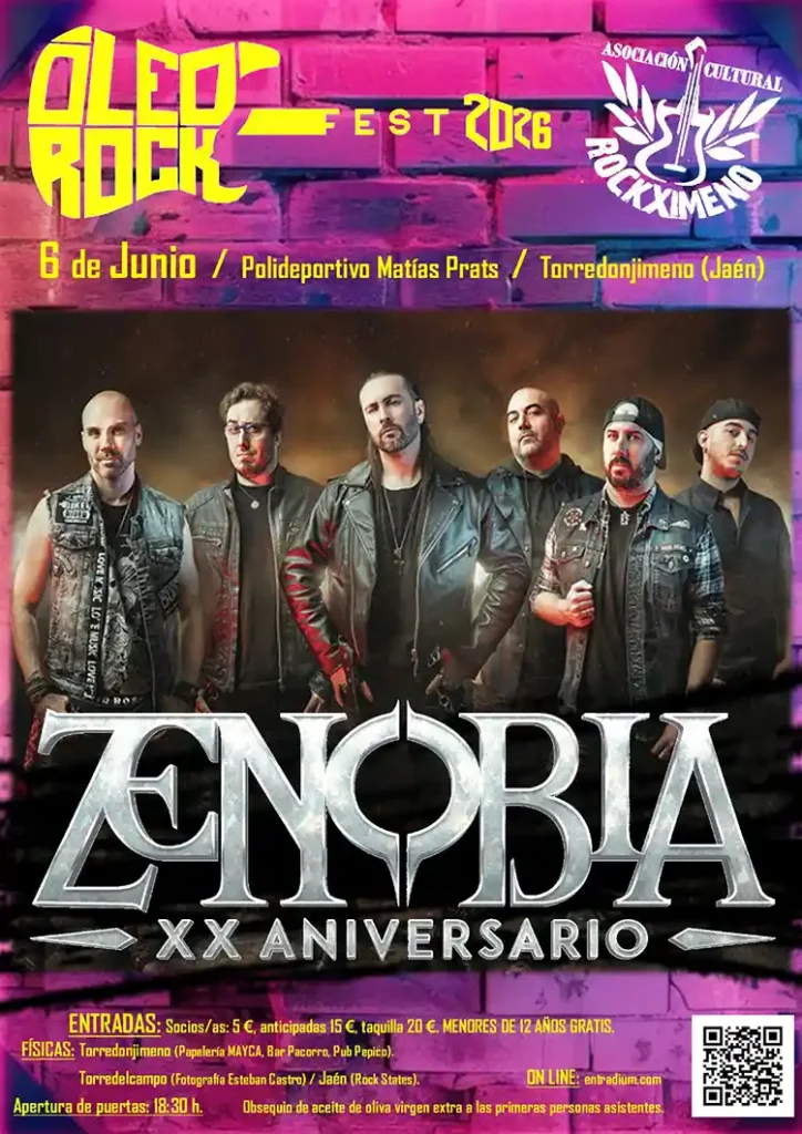 Zenobia Cartel de Zenobia en la próxima edición del Oleo Rock Fest