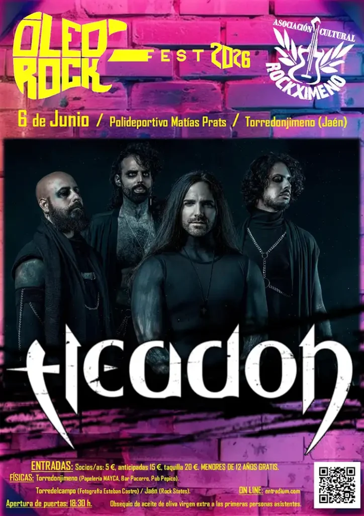 Headon Cartel de Headon en la próxima edición del Oleo Rock Fest