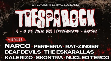 Cartel por días del Tresparock 2026