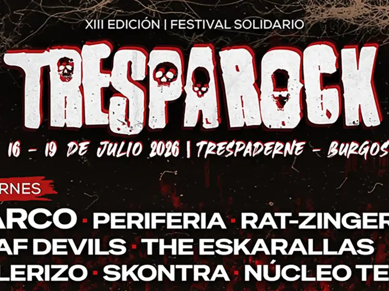 Cartel por días del Tresparock 2026