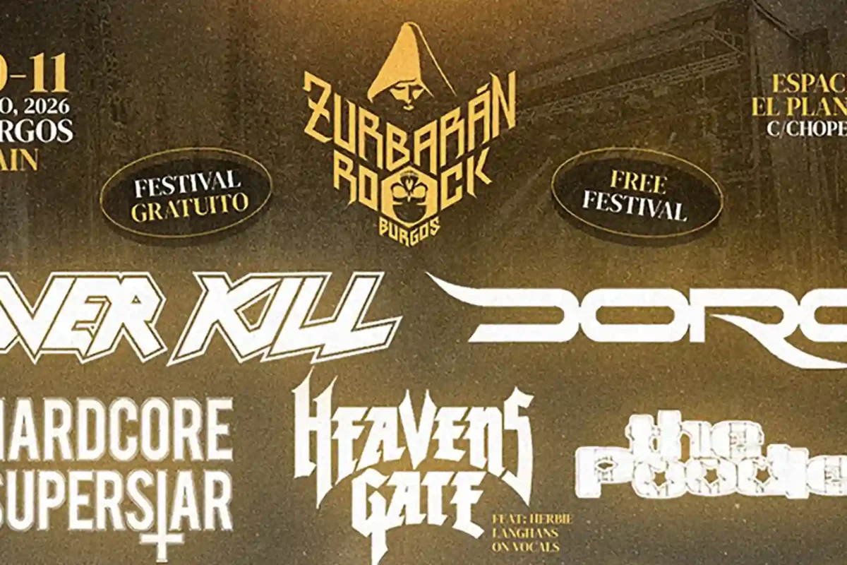 Cartel completo del Zurbarán Rock Burgos 2026
