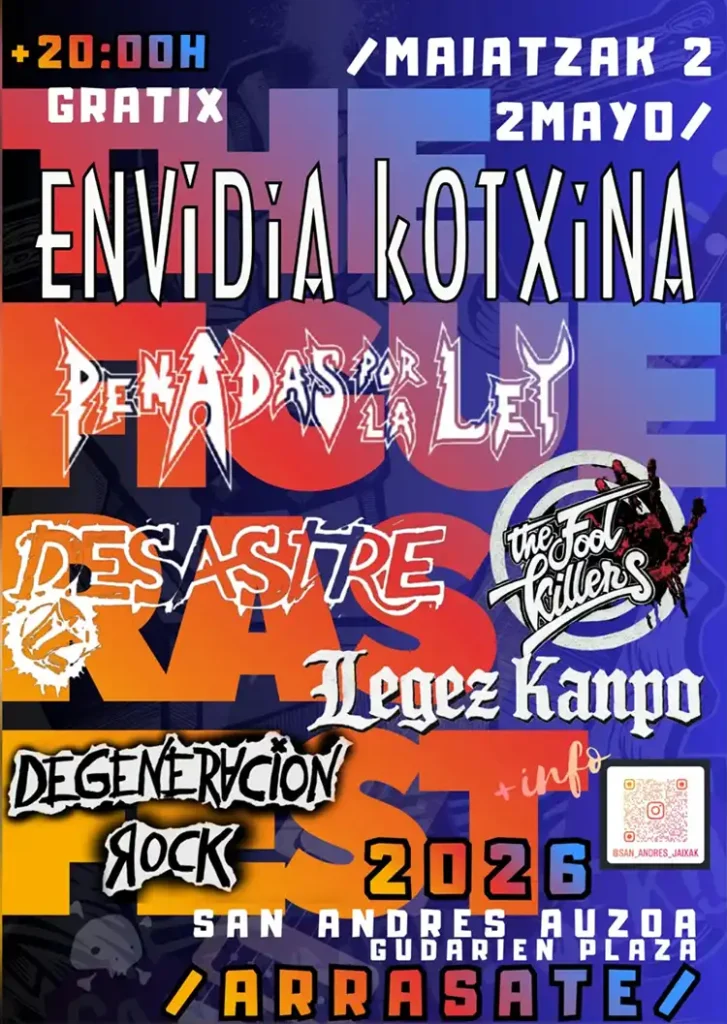 Cartel definitivo de la próxima edición del The Figueras Rock