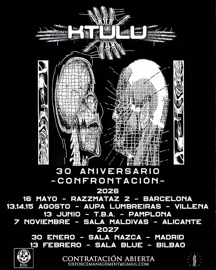 Ktulu Gira Cartel con las primeras fechas de la nueva gira de Ktulu