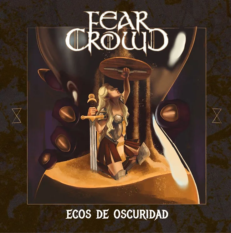 Portada del próximo disco de Fear Crow "Ecos de Oscuridad"