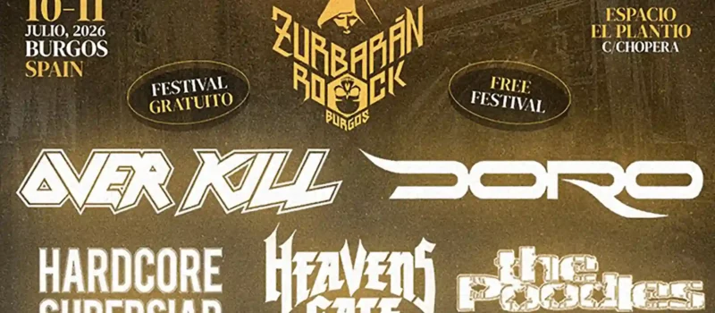 Se refuerza el cartel del Zurbarán Rock Burgos 2026